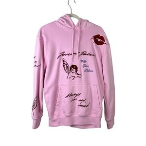 Palace Pink Love Letter Hoodie